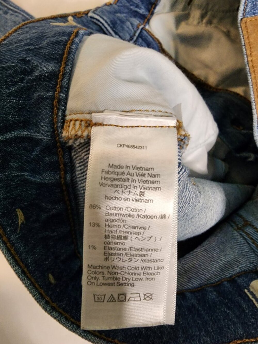 Madewell The Perfect Vintage Jean 29 High Rise Raw Hem Light Wash Straight - Picture 9 of 13